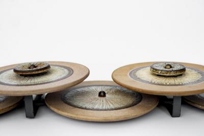 1960S DANISH CERAMIC SCONCES