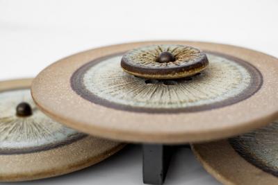 1960S DANISH CERAMIC SCONCES