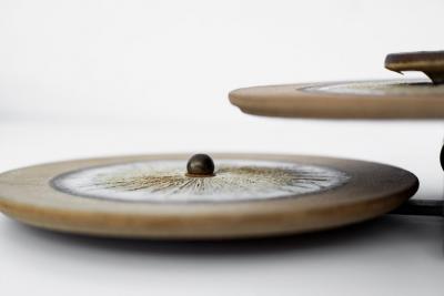 1960S DANISH CERAMIC SCONCES