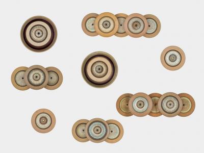 1960S DANISH CERAMIC SCONCES