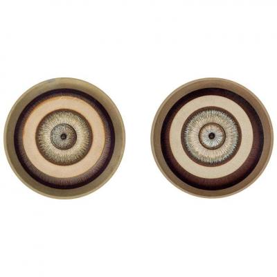 1960S DANISH CERAMIC SCONCES