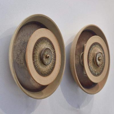 1960S DANISH CERAMIC SCONCES