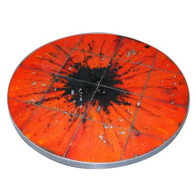 1960S DANISH CERAMIC TOP COFFEE TABLE