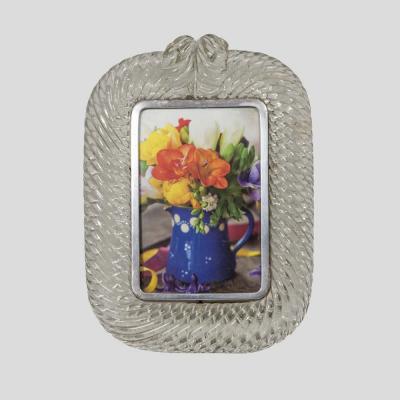 1960s Barovier e Toso Ritorto glass Picture Frame