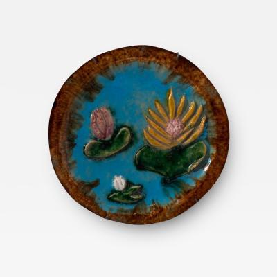 1960s Belgian Decorative Ceramic Wall Plate