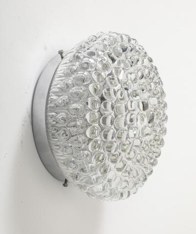 1960s Bubble Glass Sconce Ceiling Flush Mount Fixture