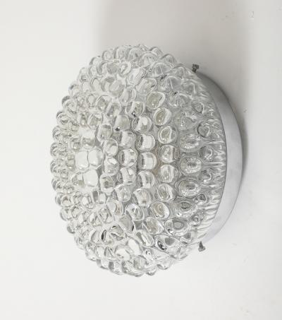 1960s Bubble Glass Sconce Ceiling Flush Mount Fixture