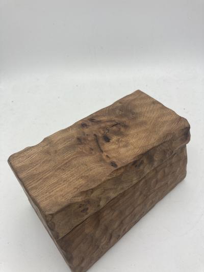 1960s D corative Carved wood boxe