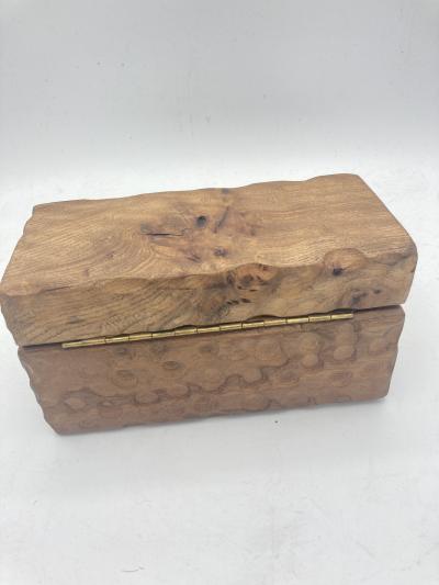 1960s D corative Carved wood boxe