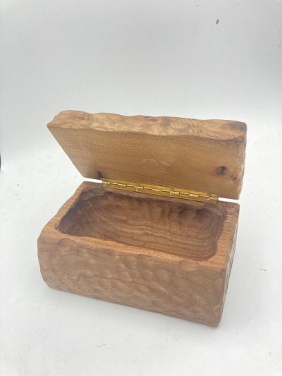 1960s D corative Carved wood boxe