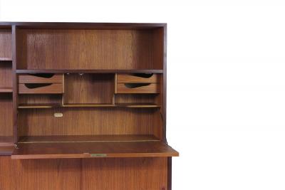 1960s Danish Teak High Sideboard Cabinet