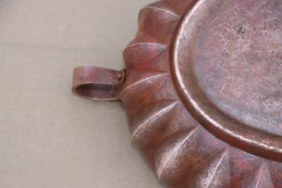 1960s Hammered Copper Mexican Decorative Bowl