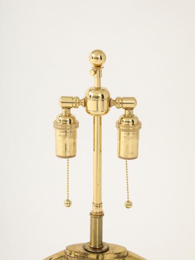 1960s Italian Polished Bronze Table lamp