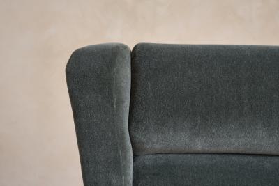 1960s Italian Wingback Armchairs