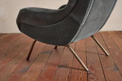 1960s Italian Wingback Armchairs