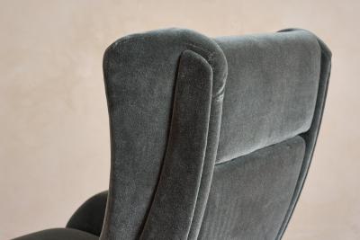 1960s Italian Wingback Armchairs