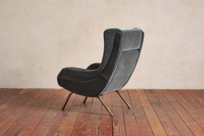 1960s Italian Wingback Armchairs