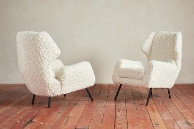 1960s Italian Wingback Chairs