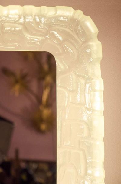 1960s Italian back lit mirror