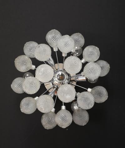 1960s Mid Century German Sputnik Flush Fount Fixture Sconce 