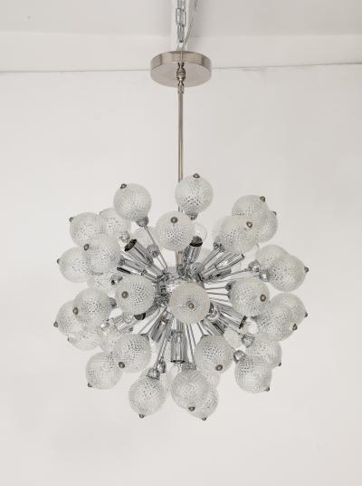 1960s Mid Century Glass Ball Sputnik Chandelier
