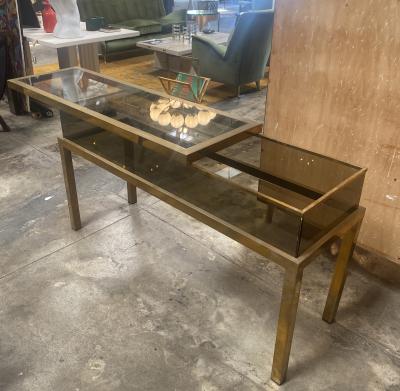 1960s Mid Century Italian Brass Sideboard