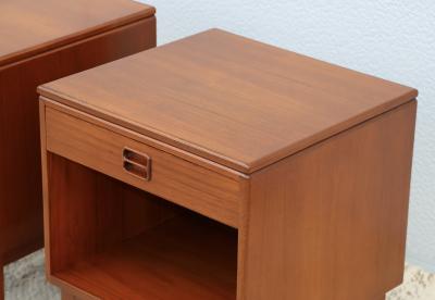 1960s Mid Century Modern Danish Teak Night Stands