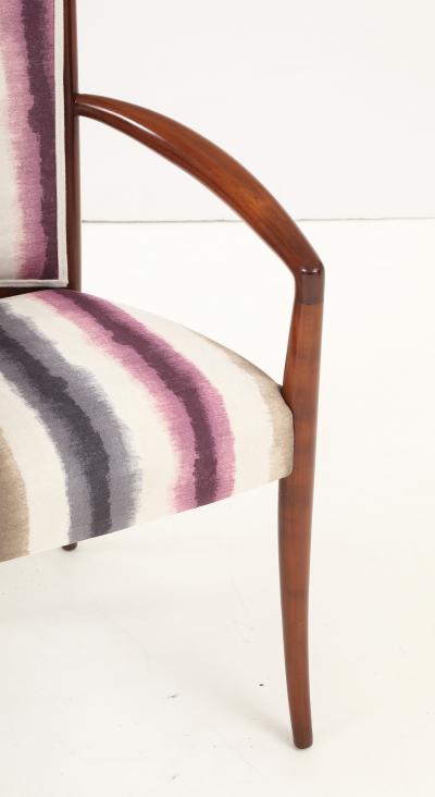 1960s Mid Century Modern High Back Italian Dining Chairs Set Of 6