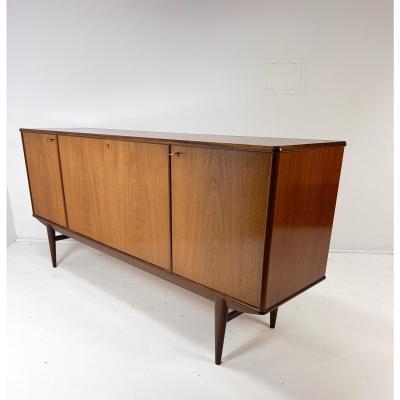 1960s Mid Century Scandinavian Teak Credenza