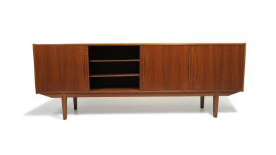 1960s Mid century Danish Teak Credenza with Doors and Drawers