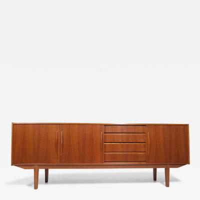 1960s Mid century Danish Teak Credenza with Doors and Drawers