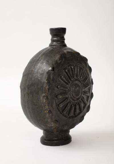 1960s Modernist French Pottery Vase