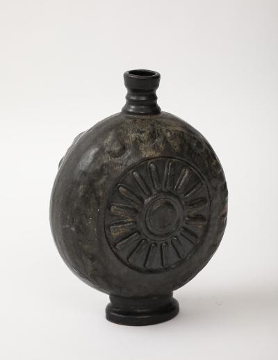 1960s Modernist French Pottery Vase