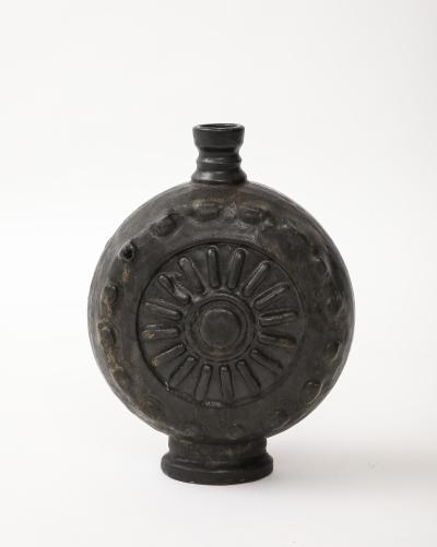 1960s Modernist French Pottery Vase