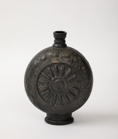 1960s Modernist French Pottery Vase