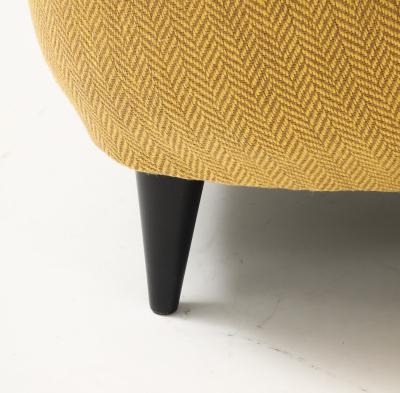 1960s Modernist French Slipper Chairs