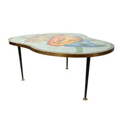 1960s Mosaic Topped Coffee Table