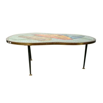 1960s Mosaic Topped Coffee Table