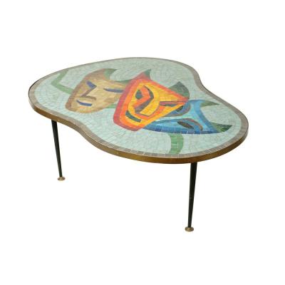 1960s Mosaic Topped Coffee Table
