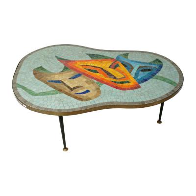 1960s Mosaic Topped Coffee Table