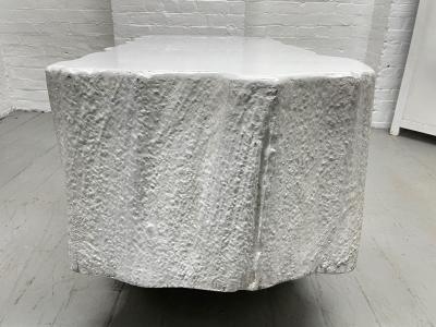 1960s Resin Top Organic Shaped Coffee Table