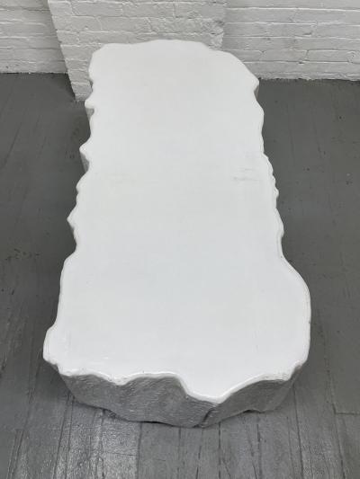 1960s Resin Top Organic Shaped Coffee Table