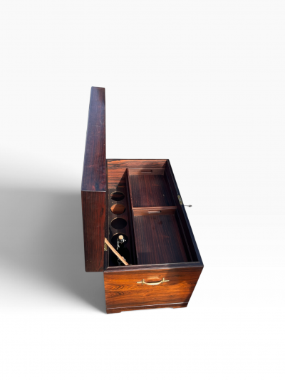 1960s Rosewood Danish trunk bar