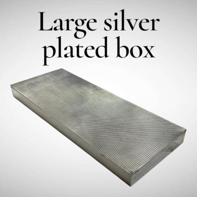 1960s Silver plated decorative box