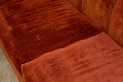 1960s Skyline Design Velvet Sectional Sofa