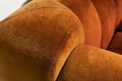 1960s Skyline Design Velvet Sectional Sofa