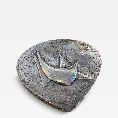 1960s Sterling silver Italian decorative box by Jingy