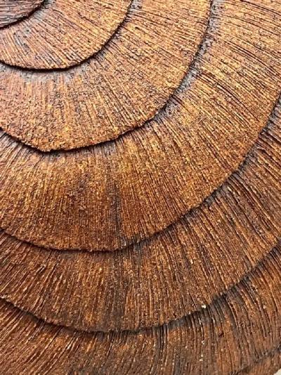 1960s Vintage Overscale Organic Studio Pottery Sculpture with Great Textures