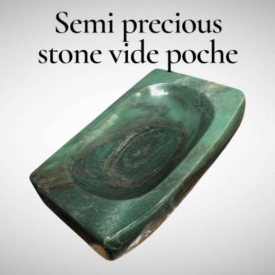 1960s brutalist semi precious sone vide poche