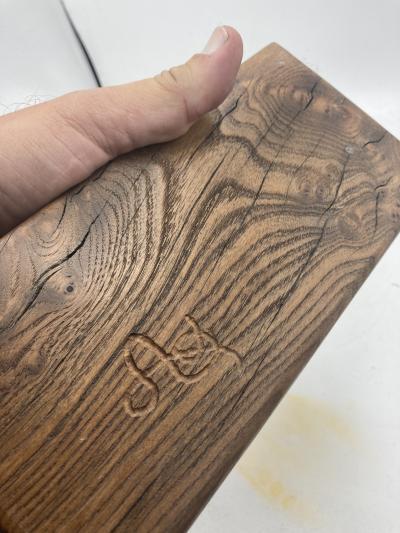 1960s decorative carved wood boxe